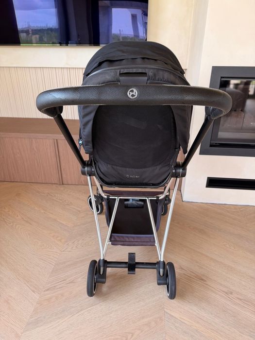 Wózek Cybex Mios 2.0 Chrome + Deep Black + śpiworek
