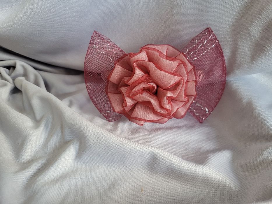 Klamra spinka do włosów kokarda