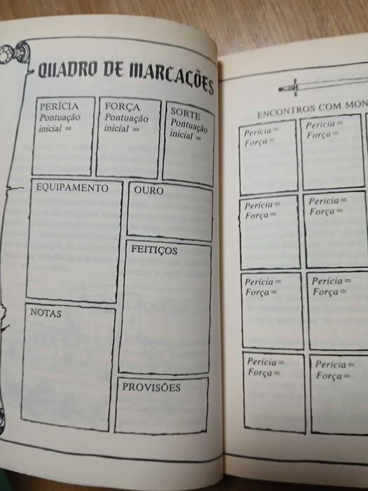 Livro aventuras fantásticas - Máscaras de Destruição