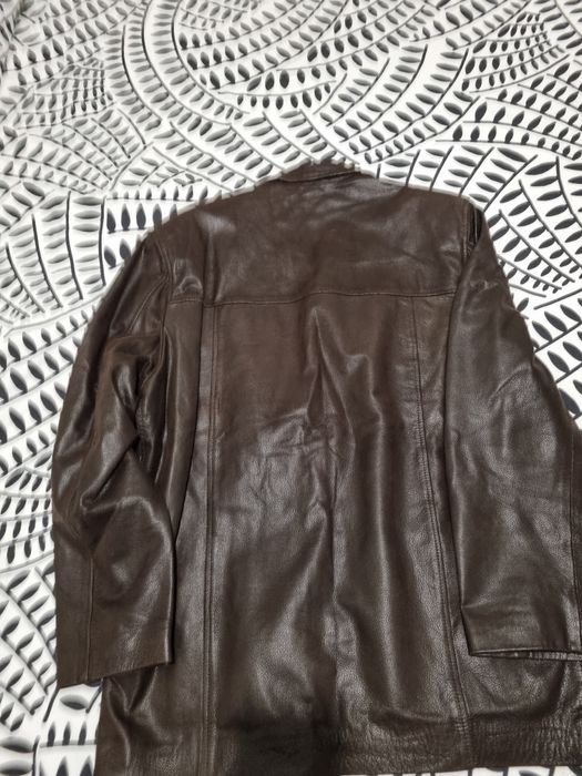 Casaco cabedal casa das peles castanho