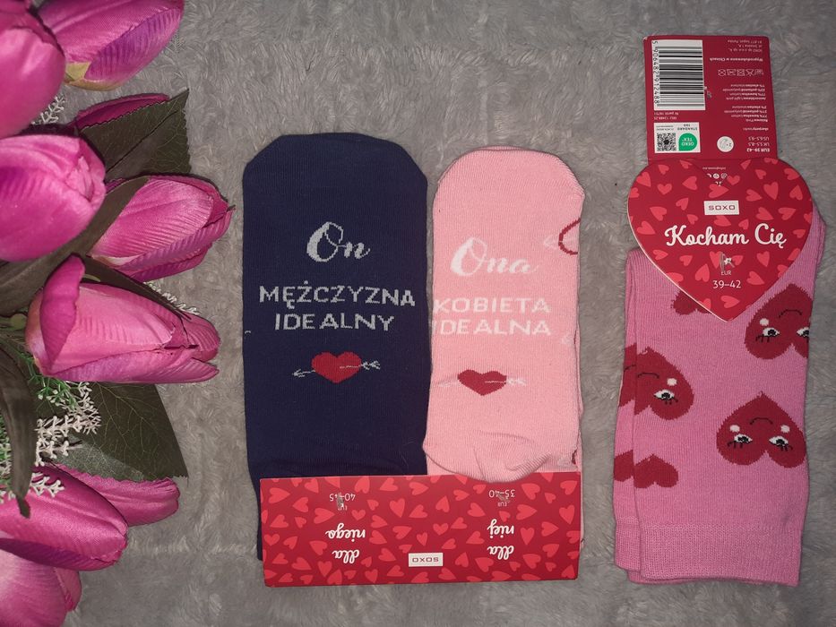 Romantyczne skarpety dla niej i dla niego