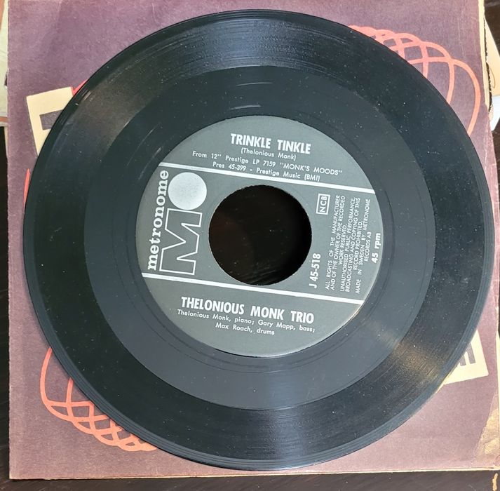 Thelonious Monk trio winyl SP 45 1960