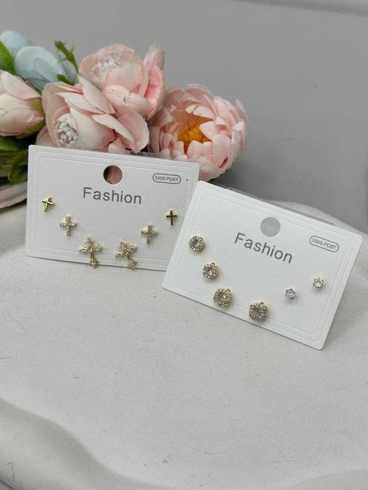 Kolczyki damskie stal chirurgiczna