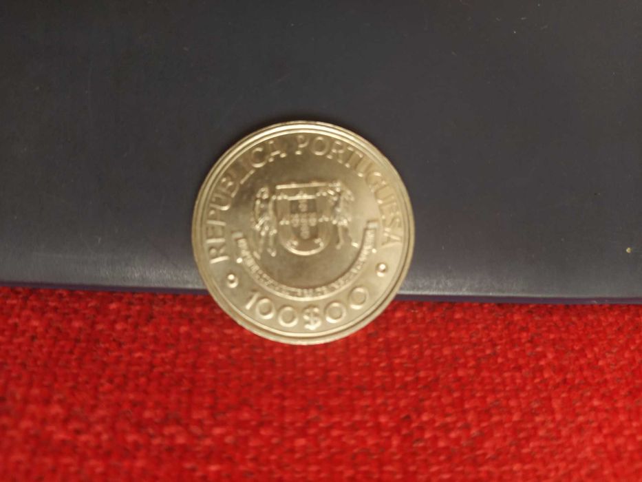 Ancient Portuguese Coin 100$00 - Canary Islands 1989 – 2nd Series