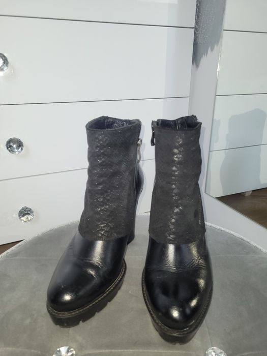 Botki trapery slupek 39 Venezia print