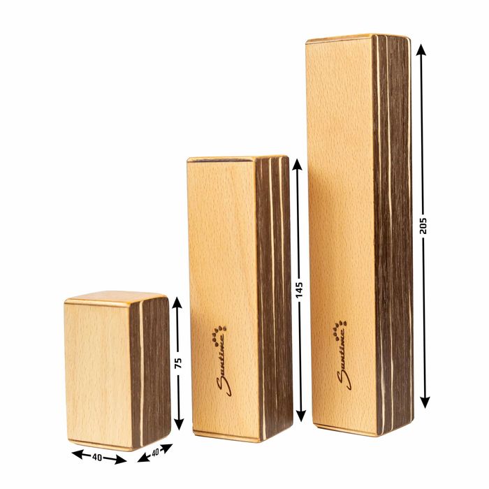 Набір дерев’яних шейкерів з чохлом