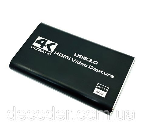 Карта відеозахоплення HDMI USB 3.0 4K 60Hz Capture Card