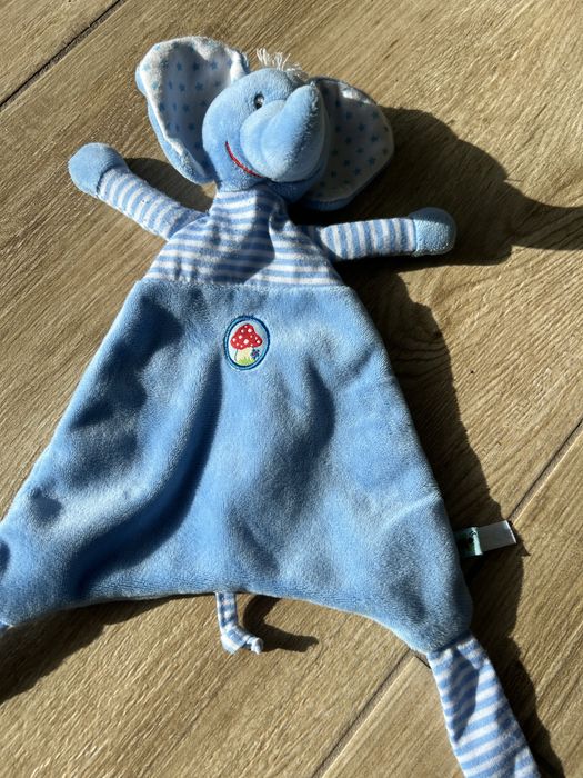 Maskotka szmatka niebieski słonik
