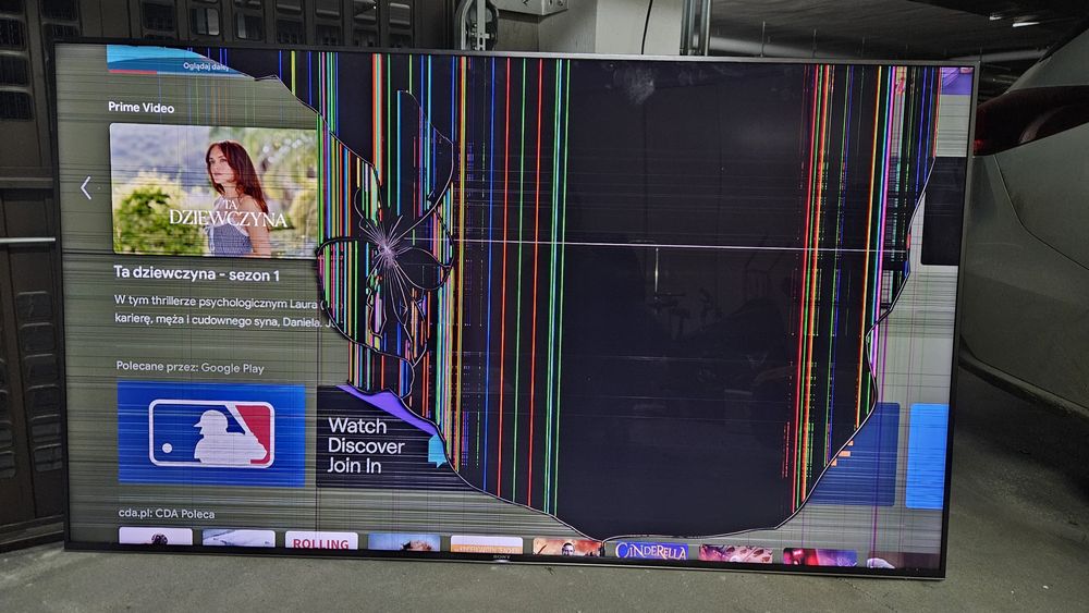 Telewizor SONY 75 cali uszkodzona matryca