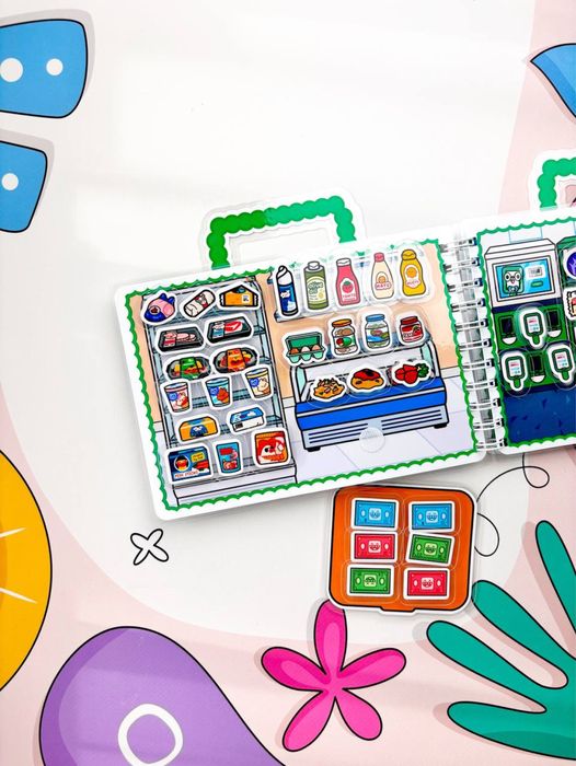 Toca boca supermarket/sklep, gry na rzepy/pusheen/demon hunters