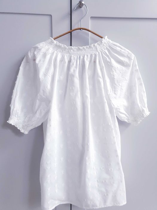 Biała bluzka koszula plumeti 40 42 oversize F&F