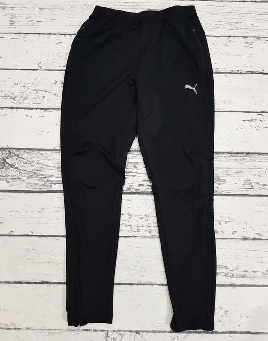 Puma * warm cell * spodnie * treningowe * czarne * męskie * ideał * S