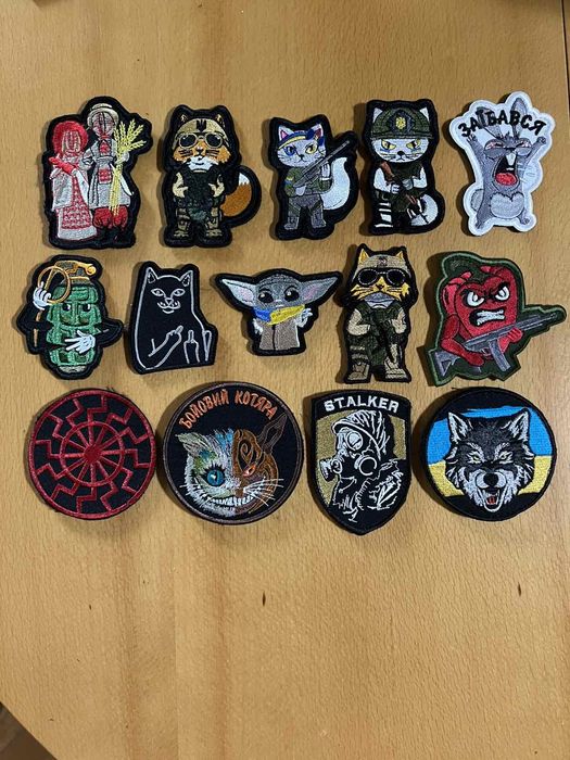 ЦІНА 65ГРН!!Продам шеврони ЗСУ(патріотіка та різне)