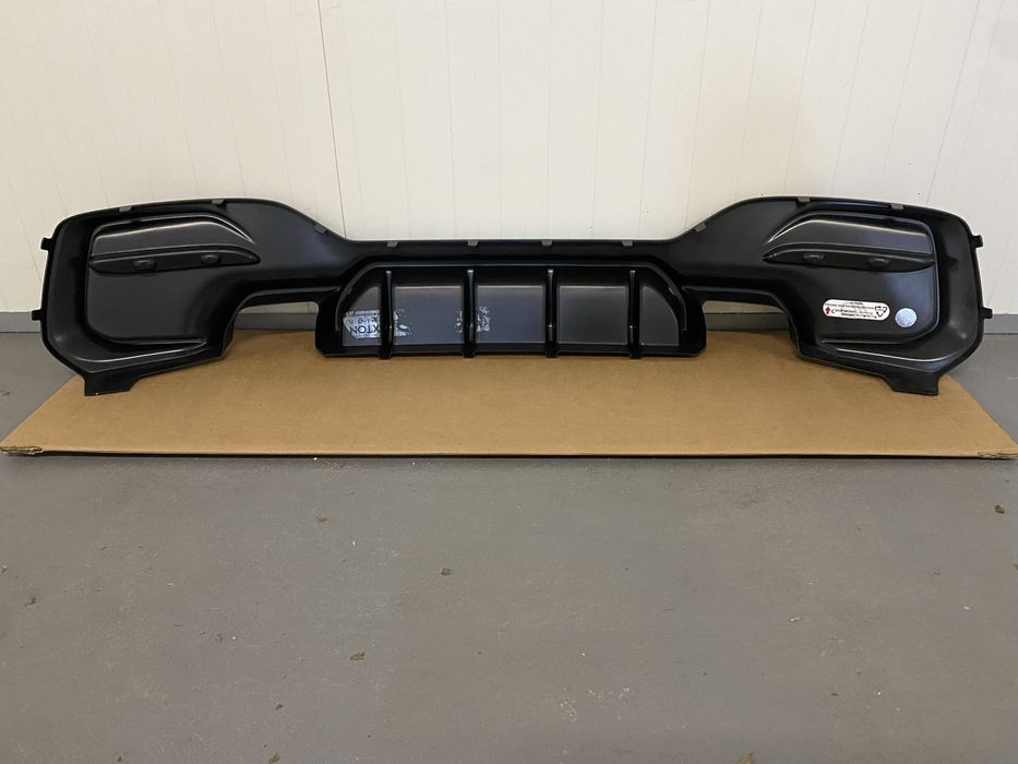 SPOILER DIFUSOR DE ESCAPE PALA ABA LÂMINA LÁBIO RABETA AVENTAL LIP BMW SERIE 1 F20 F21 LCI PACK M PERFORMANCE