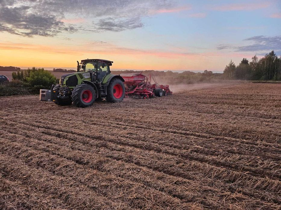 Uprawa pasowa strip till, siew  rzepaku , zboża