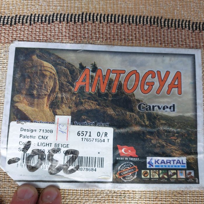 Dywan owalny 160x220 owal beżowy