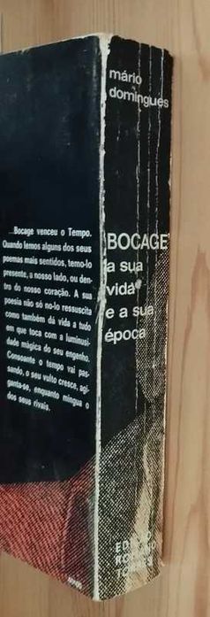 Bocage: A sua Vida e a sua Época - Mário Domingues (Publicado em 1970)