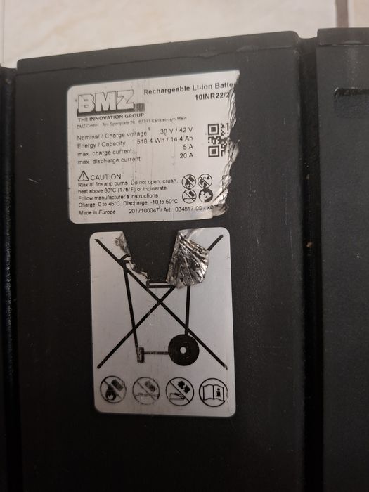 Bateria Akumulator MC Multicycle na bagażnik BMZ BROSE