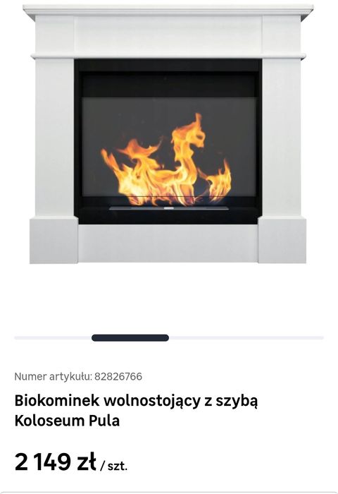 Biokominek wolnostojący