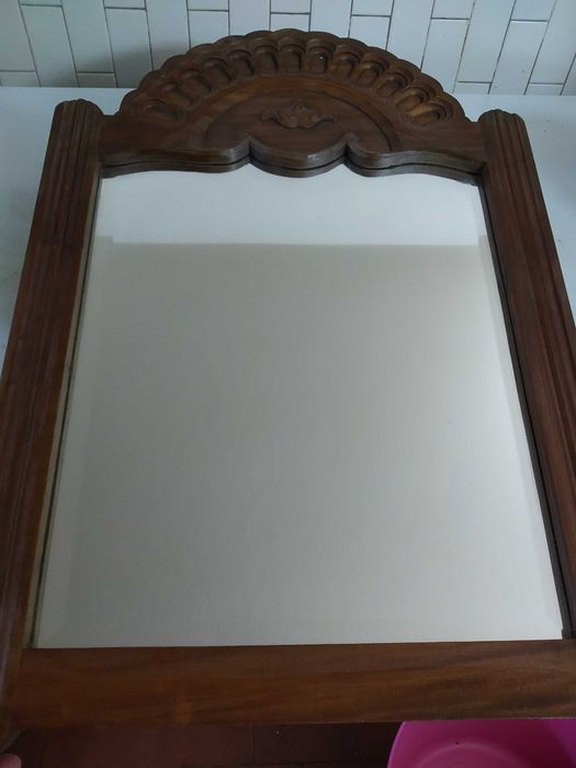 Baixa de preço Espelho anos 70. grande em bom estado