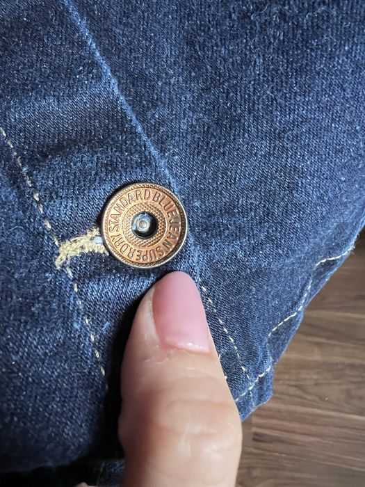 34(XS) granatowa spódnica jeans Superdry