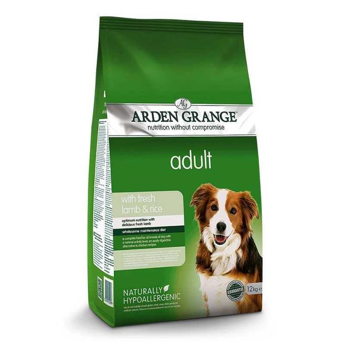 Корм Arden Grange Adult Dog Lamb and Rice д/с  з ягням та рисом 12 кг