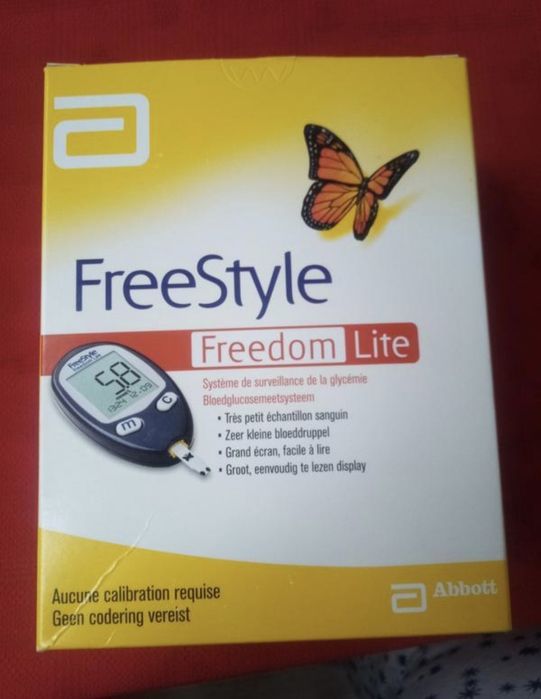 Глюкометр.вимірювач цукру в крові free style