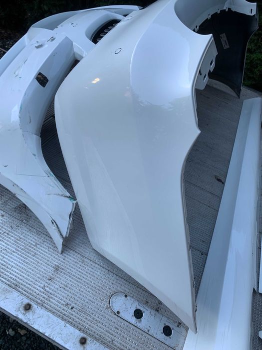 Bmw 3 e90 zderzak przód tył progi m pakiet komplet alpinweiss 300/0