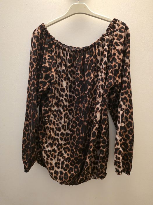 Blusa caramelo/ castanho