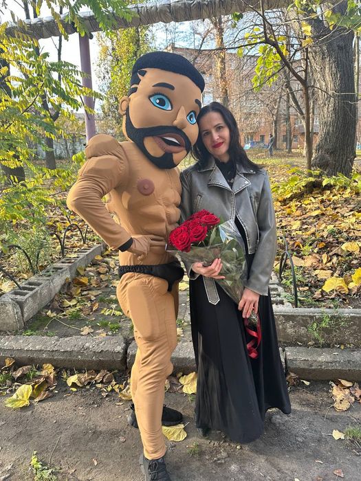 Аниматоры Днепр, Поздравления, Белый Мишка, Стриптиз, Праздники, Зайка