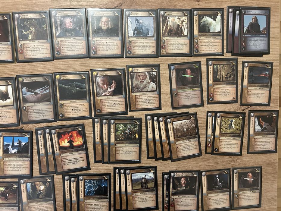 Lotr tcg karty władca pierścieni