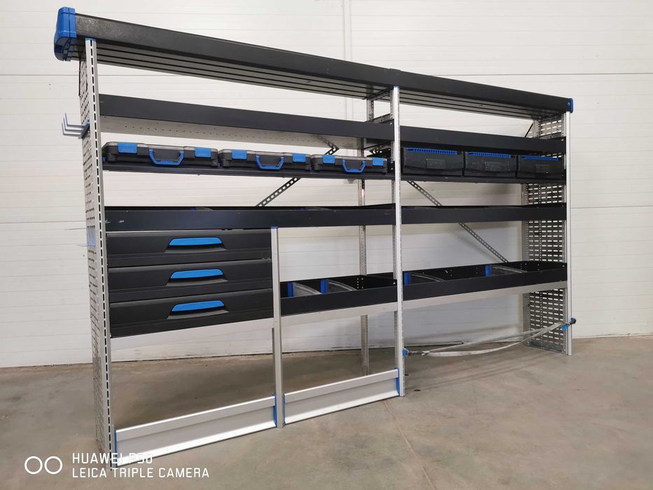 Regał samochodowy zabudowa Sortimo Ducato Proace MAX Master cena z VAT