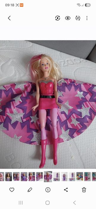 Zestaw lalek Barbie księżniczka śpiewająca piosenkarka