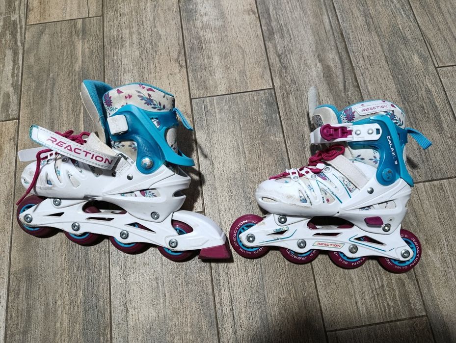 Ролики дитячі Reaction р. 32-35 +захист+ шолом + сумка