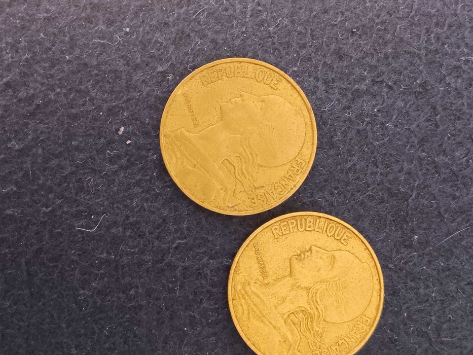 Moedas de 20 centimes - França - 1964 e 1967