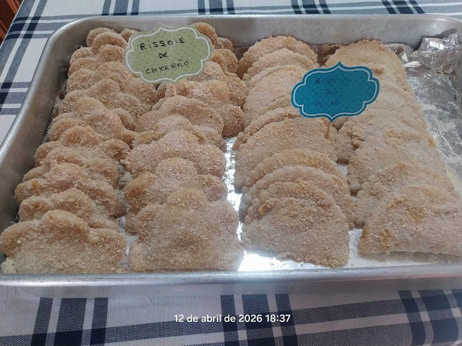 Rissóis fresquinhos do Luso Mealhada