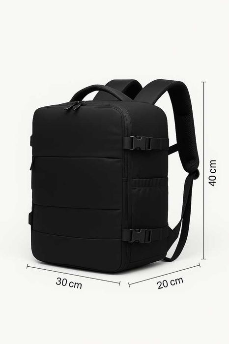 Plecak kompresyjny TRAVARO. podręczny, dużo miejsca, podróż bez dopłat