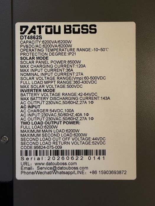 Інвертор Datouboss