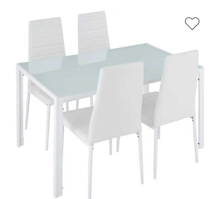 Mesa de jantar e 4 cadeiras