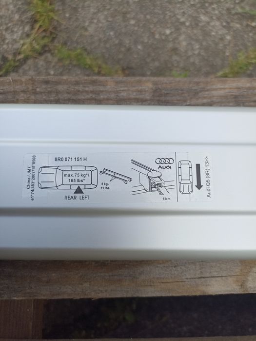Relingi (bagażnik) dachowe Audi Q5