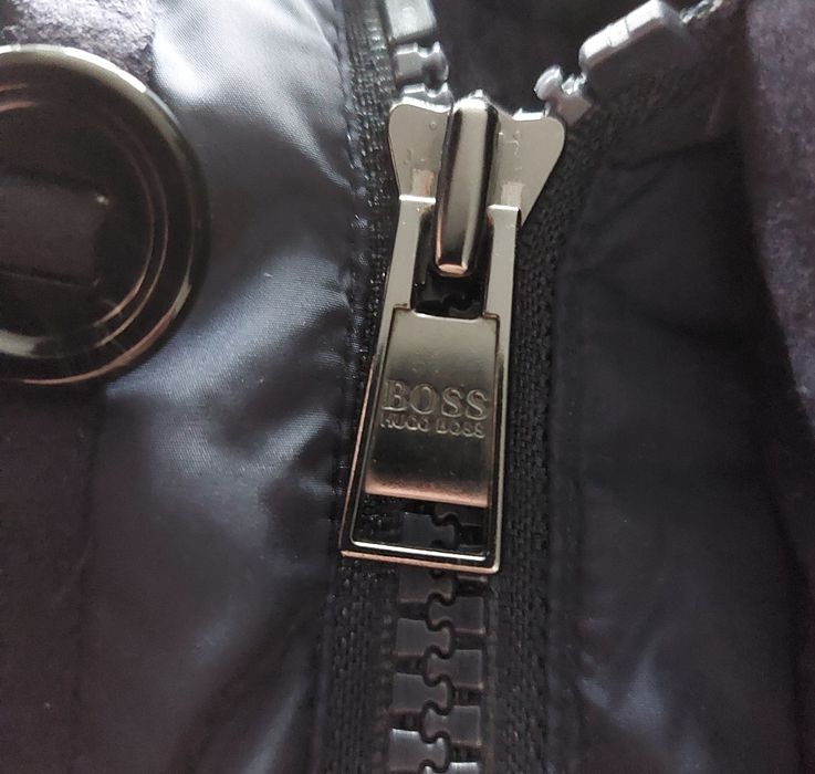 Hugo Boss Tailored nowa kurtka puchowa męska wełniana r. 52/L