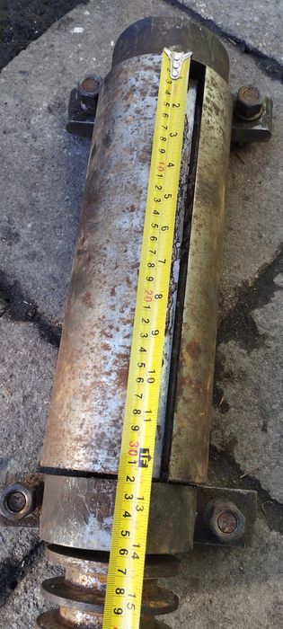 wałek do strugarki 315 długość , 31 kg, masywne z kołem pasowym