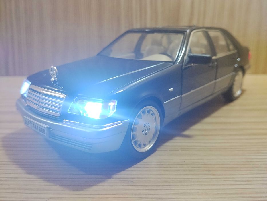 Модель Mercedes-Benz S320 W140 1:24 автоэксперт металл свет звук инерция мерс Кабан машинка