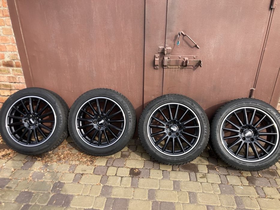 Продам диски CMS 5/112 R-17 з зимовою гумою Goodyear