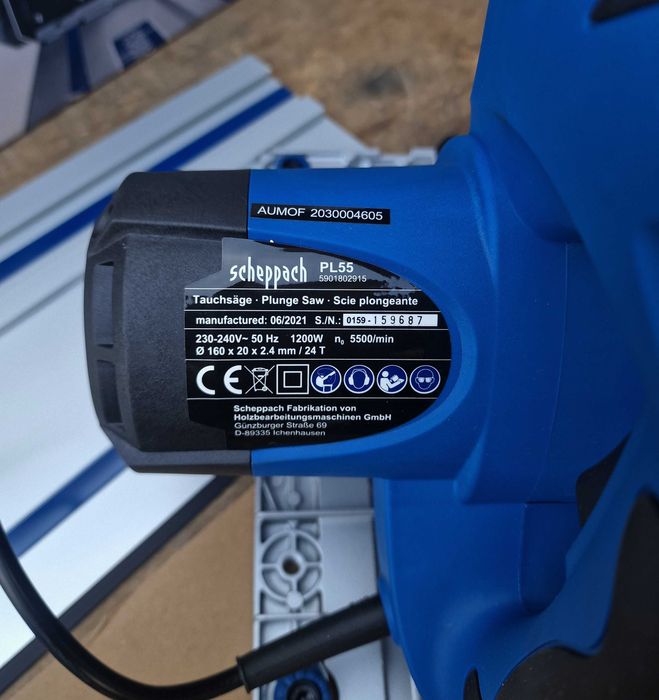 Дискова погружна пила 3в1  Scheppach PL55 1200Вт 160мм. (з Німеччини)