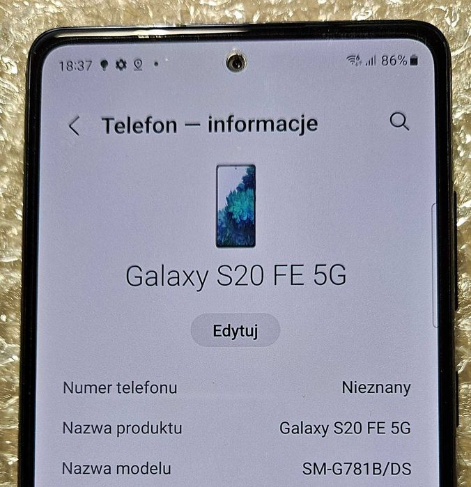 Samsung S20 FE 5g 128GB jak nowy - wymieniona obudowa i wyświetlacz