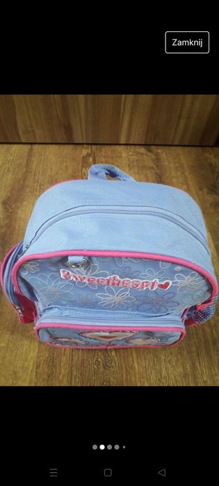 Plecak dziewczęcy