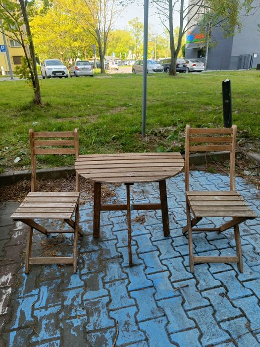 Zestaw mebli na balkon/do ogrodu Ikea