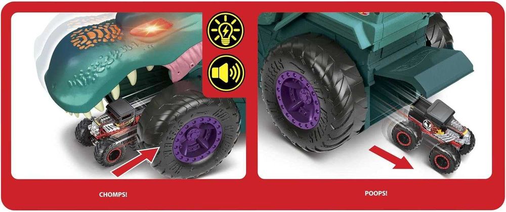 Машинка Hot Wheels Monster Trucks Mega Wrex GYL13 Ігровий набір