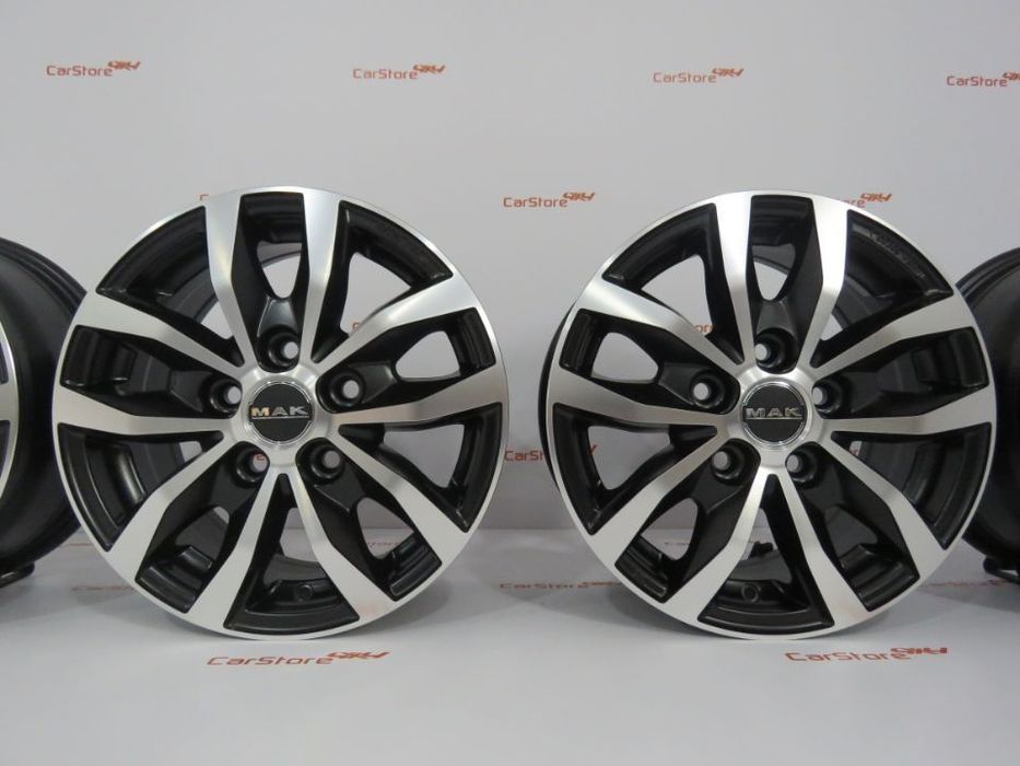 Jantes MAK Load 5 ICE Black 15 x 6.5 et55 5x118 Fiat Ducato
